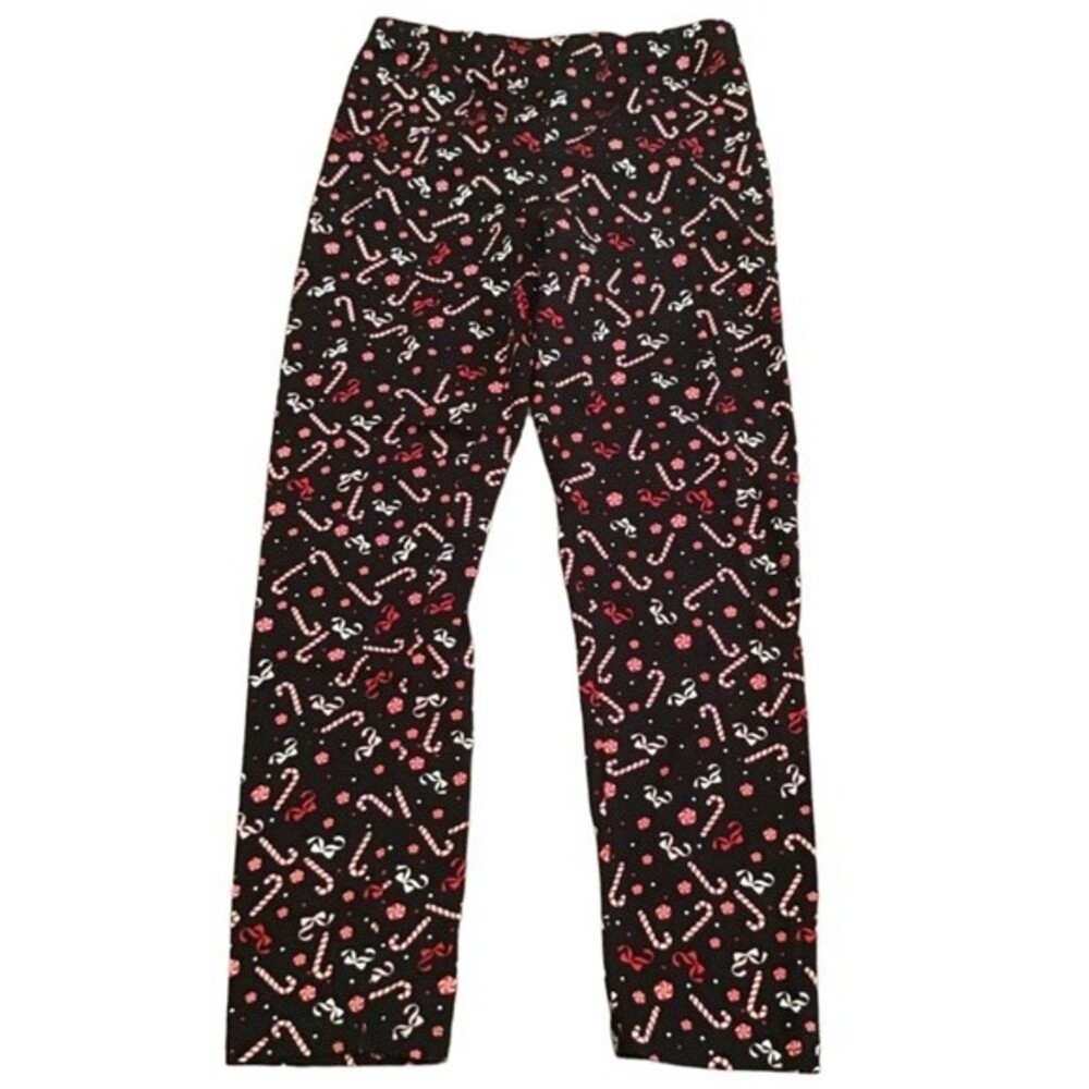 Candy Cane Leggings Size Kids 10/12